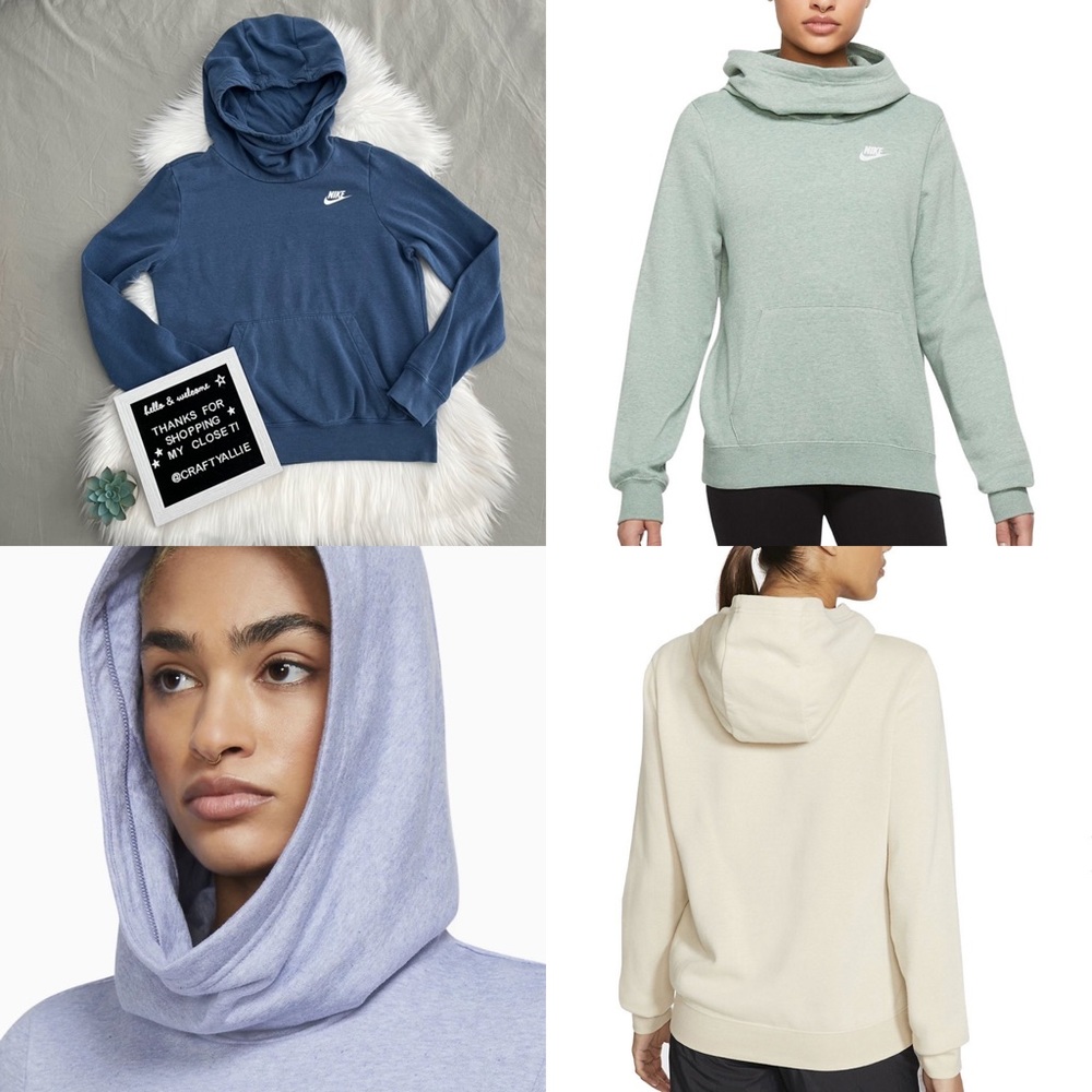 Nike Sportswear Fleece Funnel-Neck Hoodie || Women’s XS